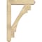 Ekena Millwork Merced Craftsman Rough Sawn Bracket w/ Offset Brace, Douglas Fir, 6"W x 26"D x 38"H BKT0604X26X38MRC04RDF - alternate 4